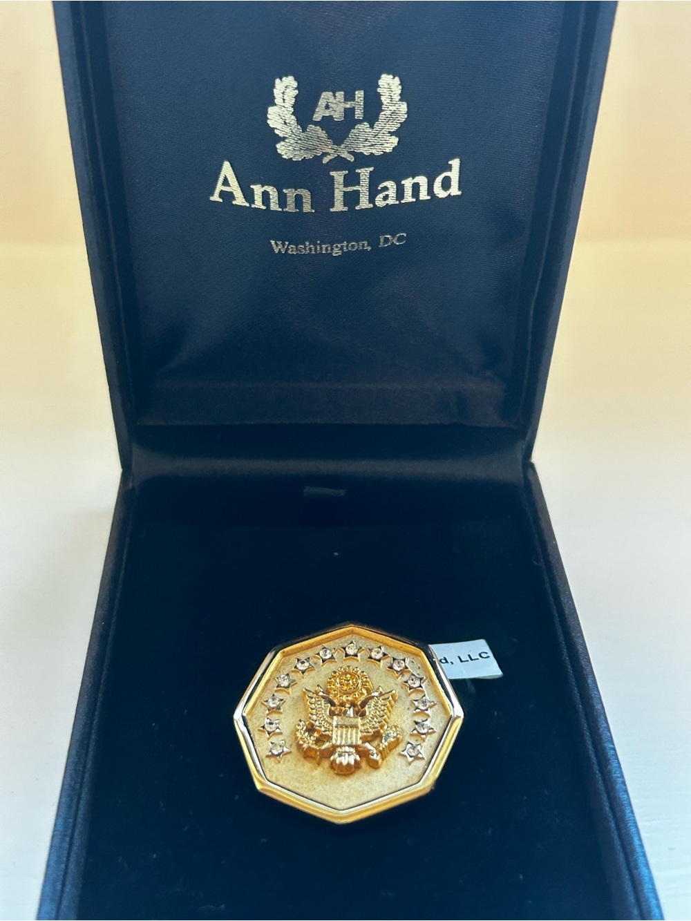 Ann Hand - Presidential Brooch - New in Box